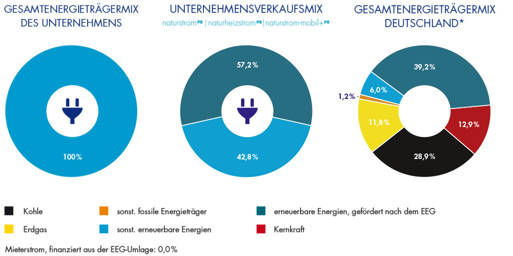 Strommix November 2022 Stadtwerke Paderborn